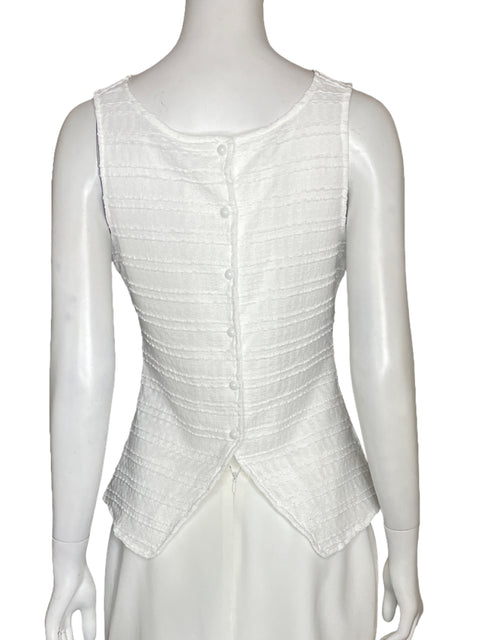 Blusa Tesoro TPS Chaleco Blanco-Talla M