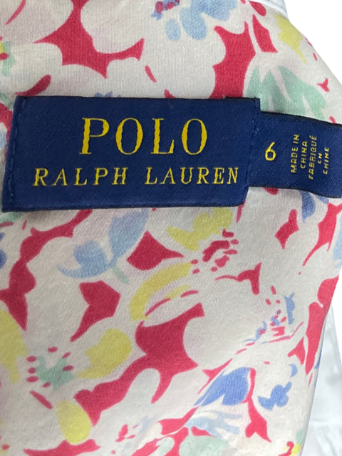 Blusa Polo Ralph Lauren Estampado Rojo-Talla 6
