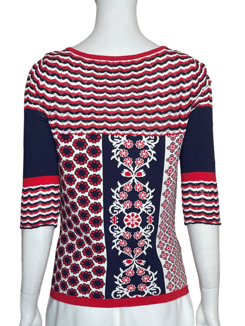 Blusa Purificaciòn Garcia Punto Rojo-Talla M