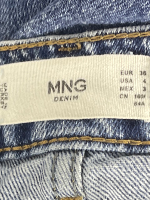 Pantalón MNG Jodhpurs Denim Azul-Talla 4