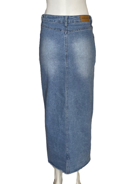 Falda Sweet Maxi Jean Azul-Talla 4