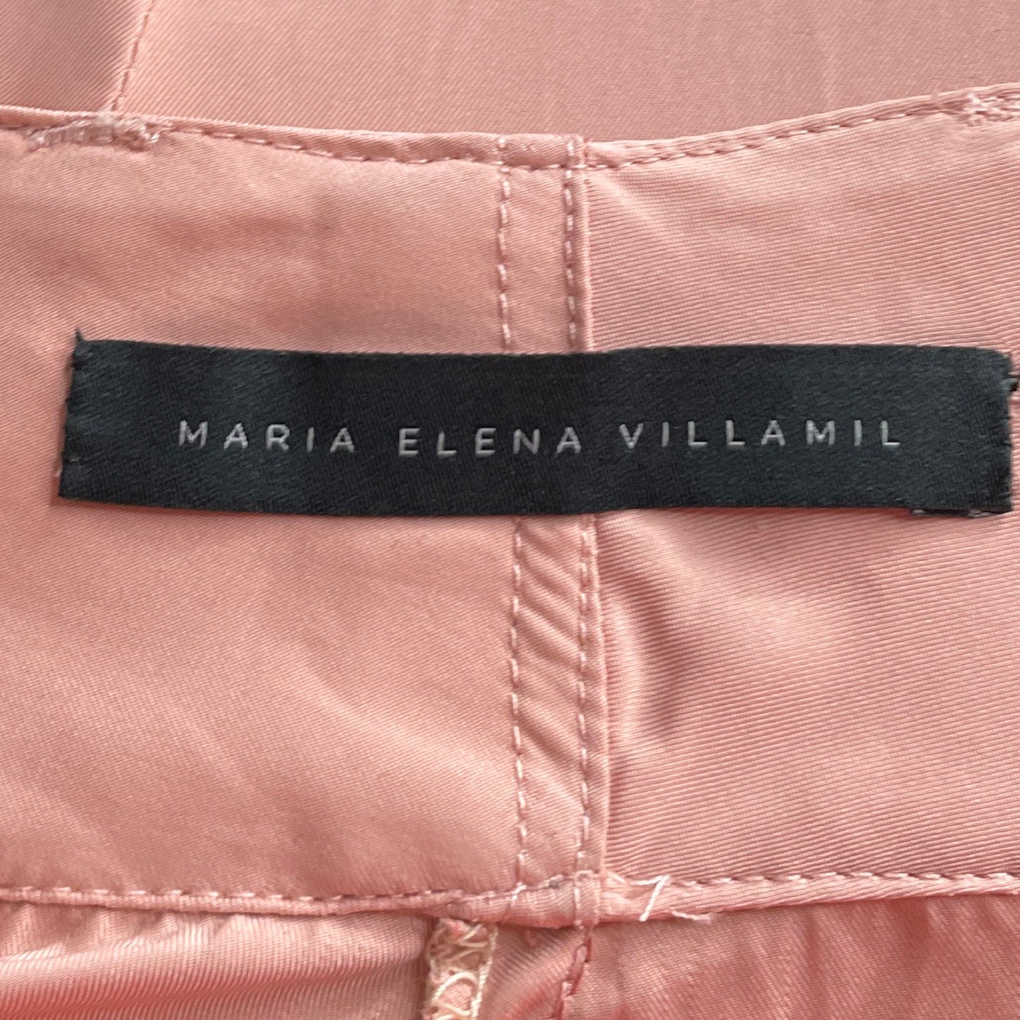 Pantalón Maria Elena Villamil Bolsillos Rosado-
Talla 10