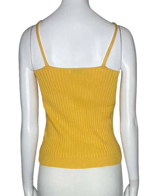 Top Thinkable Acanalado Amarillo-Talla M