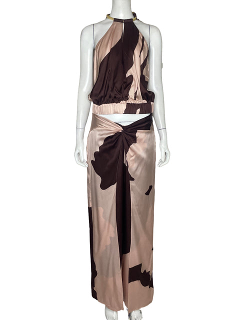 Set Silvia Tcherassi Cacao Floral Rosado-Talla L