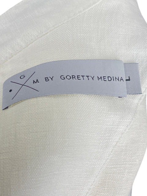 Vestido GM Goretty Media Mangas
Abullonada Blanco-Talla L