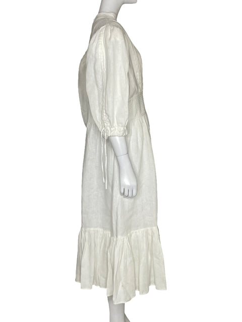 Vestido GM Goretty Media Mangas
Abullonada Blanco-Talla L