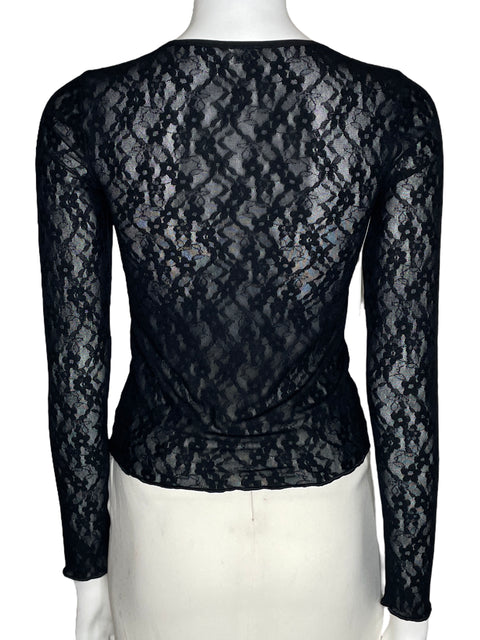 Blusa Wilfred Lakehouse Negro-Talla S
