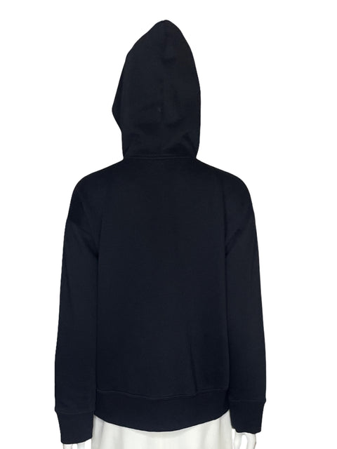 Abrigo Zara Hoodie Negro-Talla M