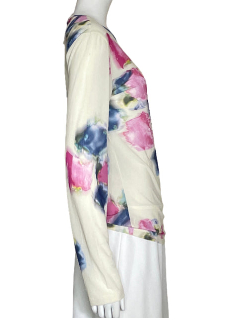Top Desigual Estampado Beige-Talla XL