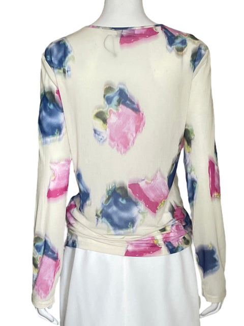 Top Desigual Estampado Beige-Talla XL