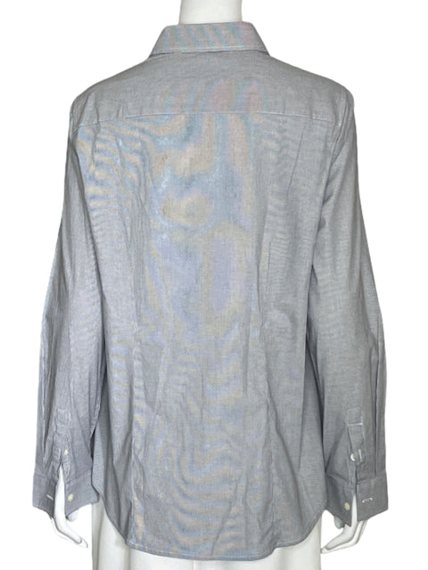 Camisa Nautica Rayas Negro-Talla L