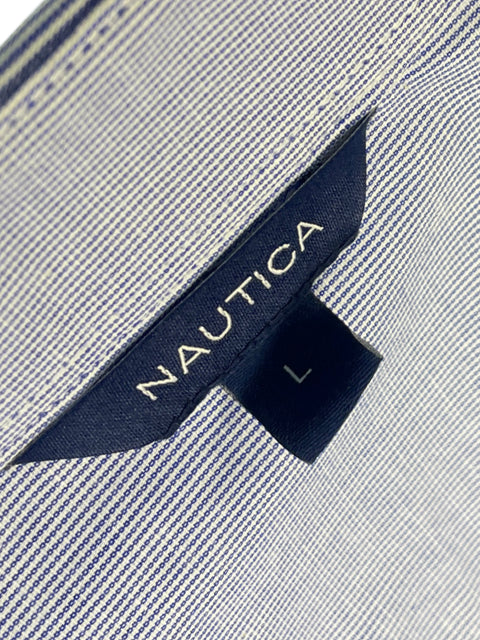 Camisa Nautica Rayas Azul-Talla L