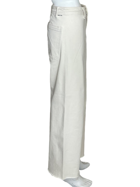 Pantalón Bimba Y Lola Basta Ancha Beige-Talla 42