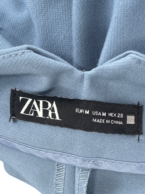 Pantalón Zara Trouser Azul-Talla M