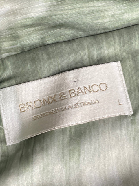 Vestido Bronx & Banco Tie-Dye Print Long Dress Verde-Talla L