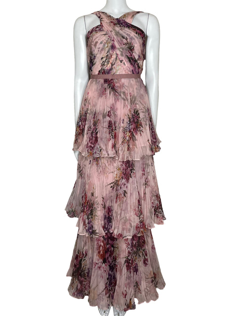 Vestido Marchesa Notte Maxi Dress Rosado-Talla 2