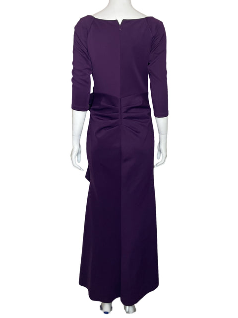 Vestido Xscape Rosa Vuelo Morado-Talla 6