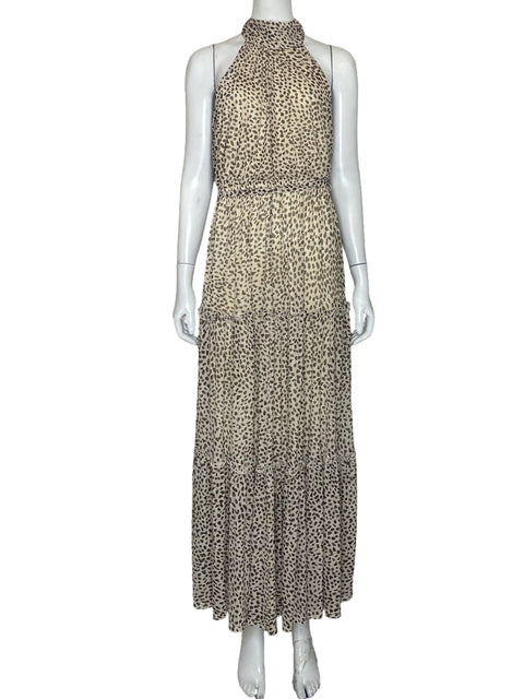 Vestido Kate And Lily Halter Animal Print Beige-Talla 6
