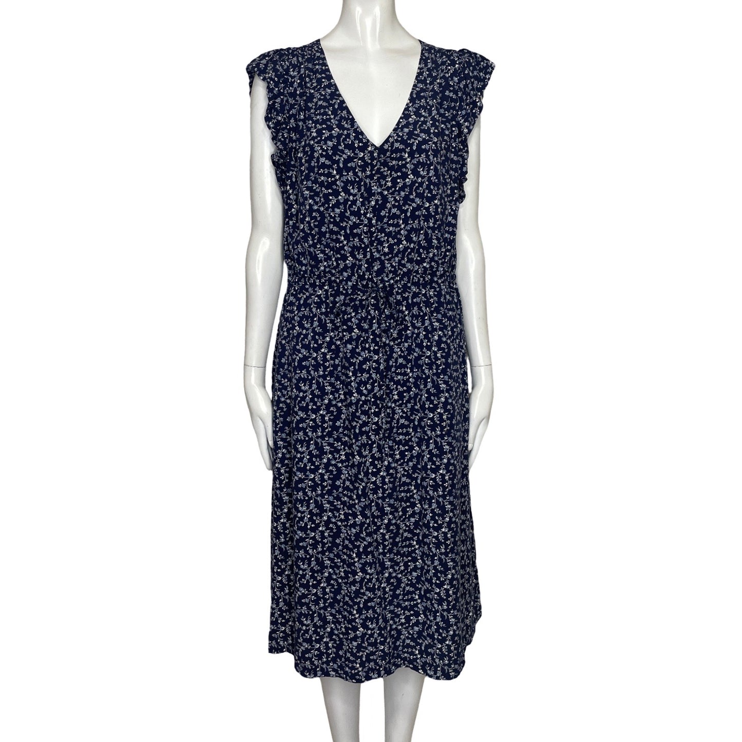 Vestido Gap Flores Azul-Talla M