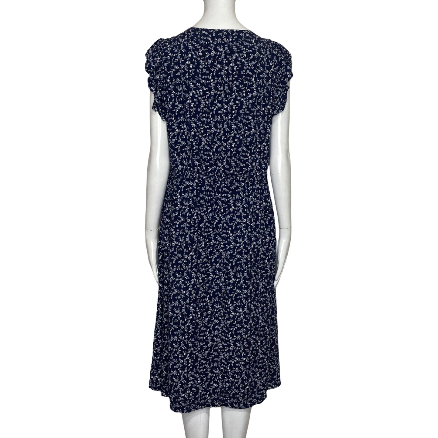 Vestido Gap Flores Azul-Talla M