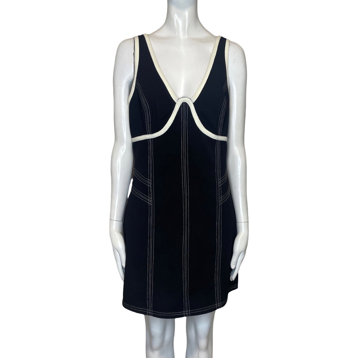 Vestido C/Meo Collective Sin Manga Negro-Talla L