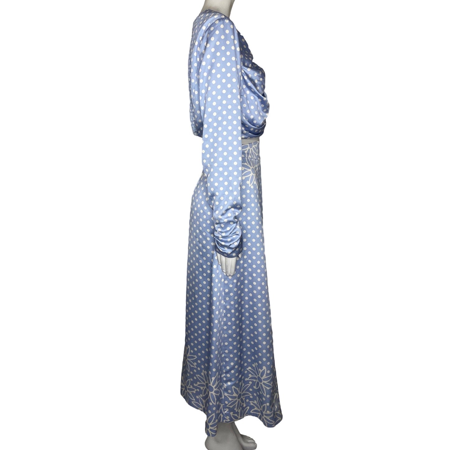 Set Keepsake Falda Lunares Azul-Talla L