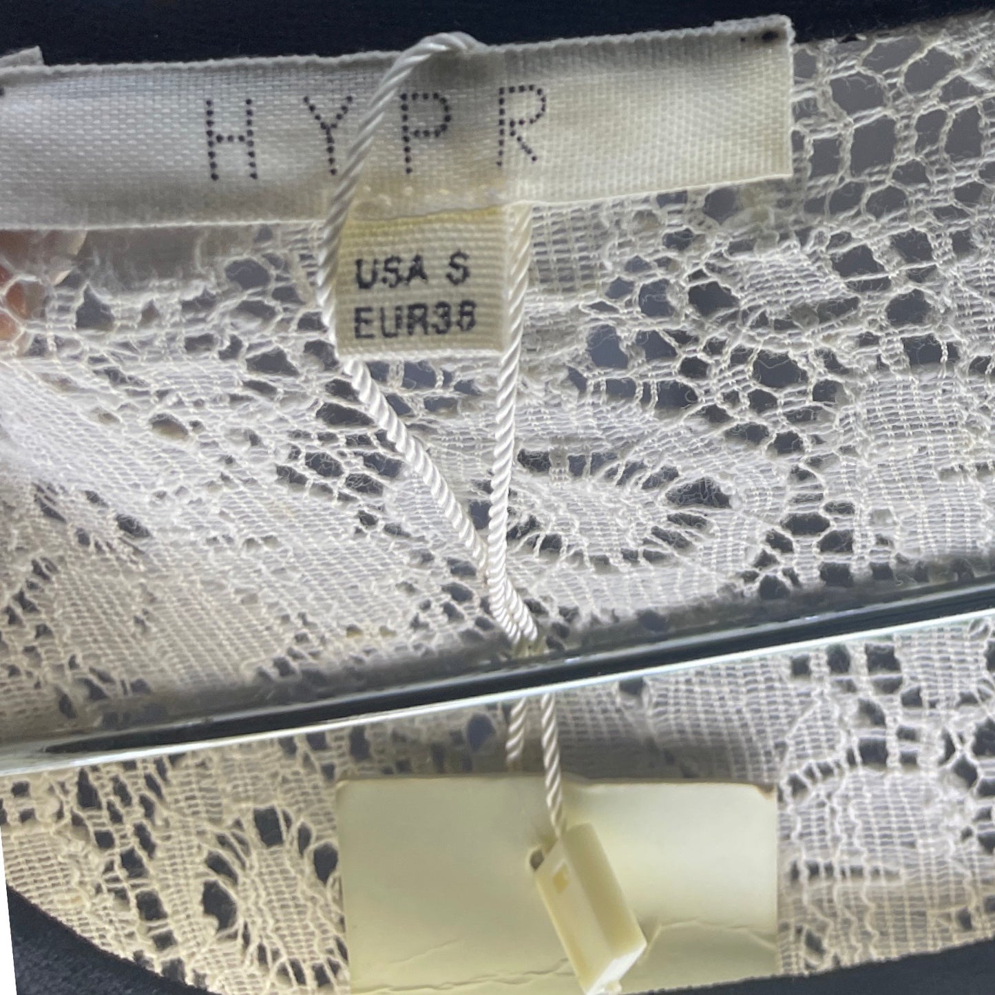 Vestido Hipr Plizado Negro-Talla S