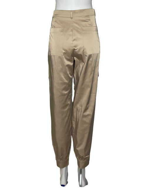 Pantalón Zara Pocket Cargo Beige-Talla L
