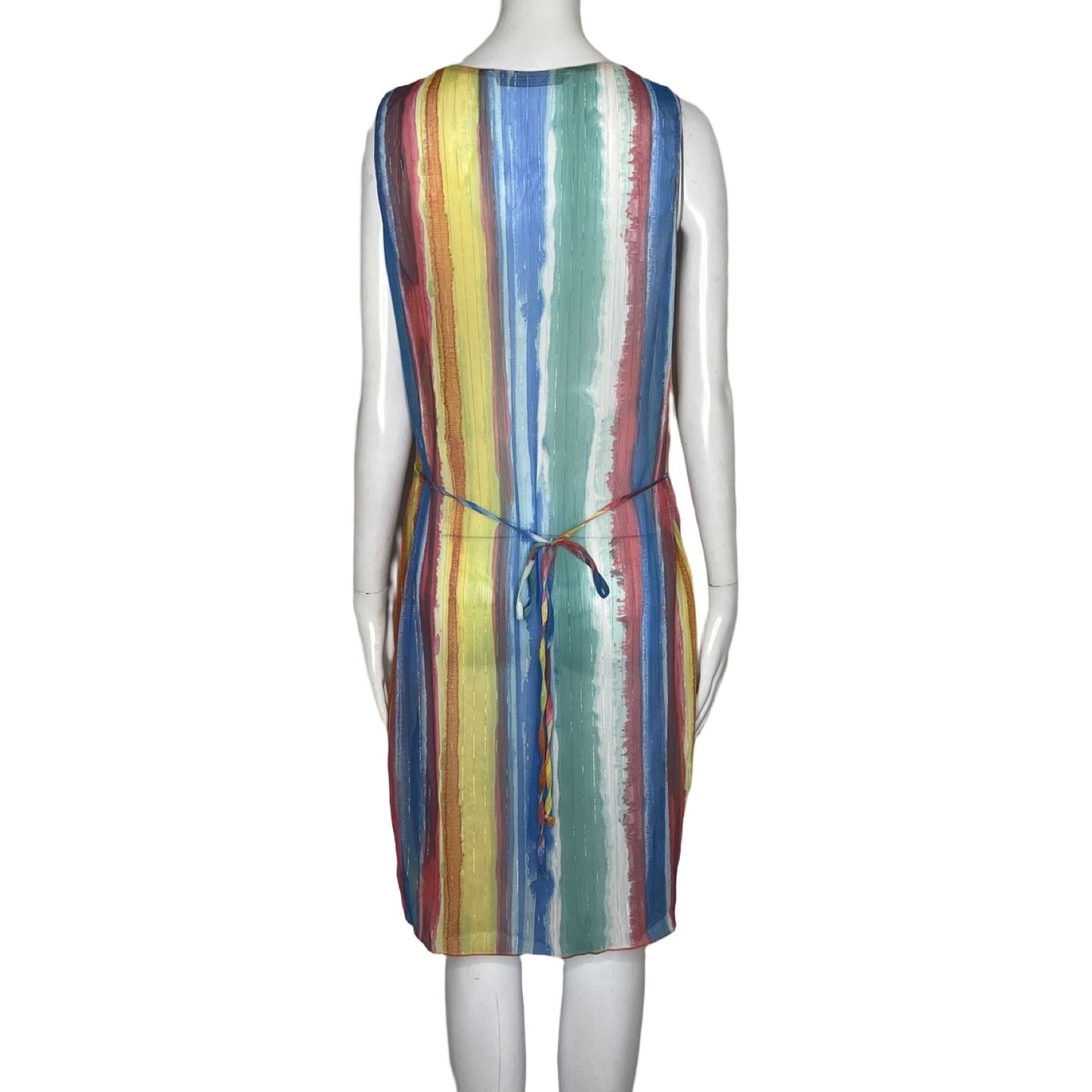 Vestido Zara Transparente Multicolor-Talla M