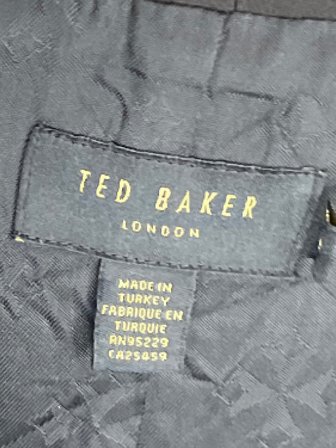 Vestido Ted Baker Cruzado Crossbody Negro-Talla o