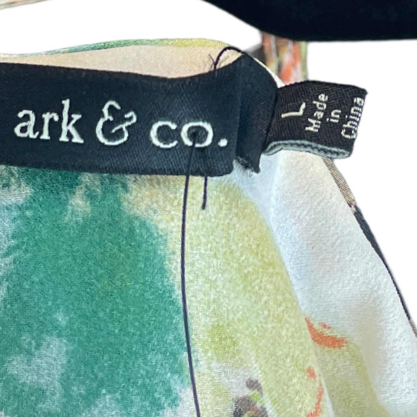 Vestido Ark & Co.Palmeras Naranja-Talla L
