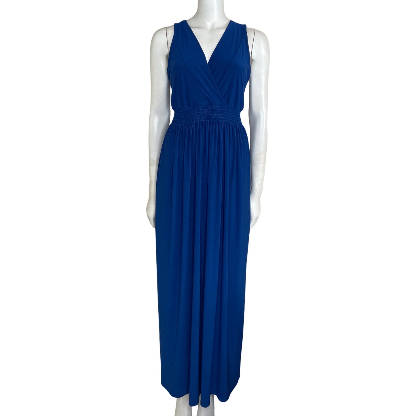 Vestido Gilli Maxi Sin Mangas Azul-Talla M