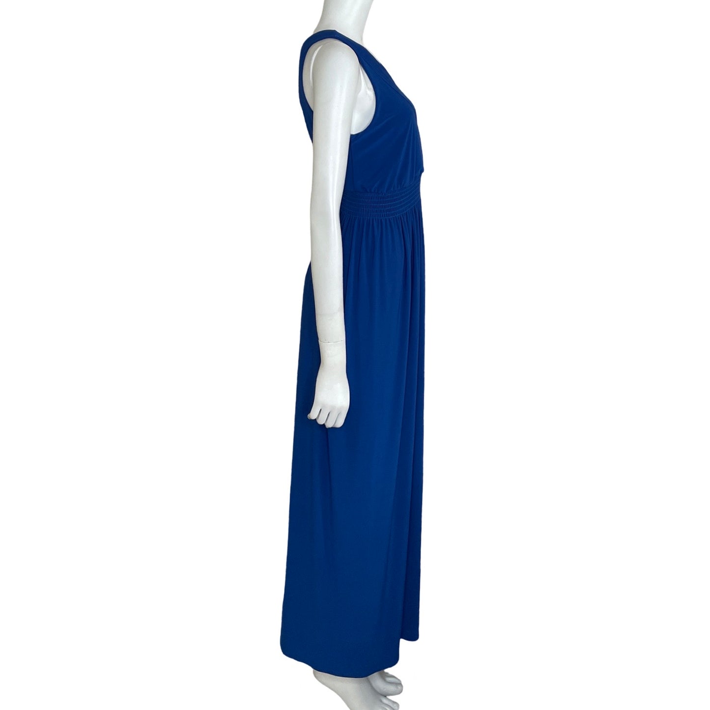 Vestido Gilli Maxi Sin Mangas Azul-Talla M