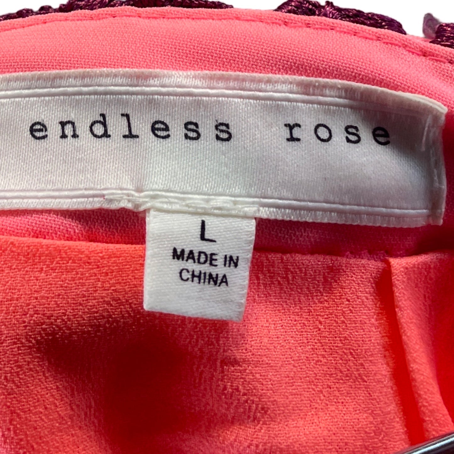 Set Endless Rose Encaje Rosado-Talla L