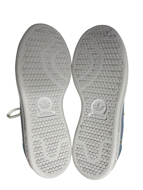 Calzado Adidas Stan Smith Flores Azul - Talla 5.5