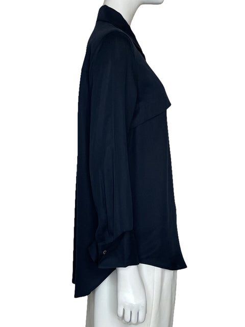 Camisa Massimo Dutti Mangas Camisera Azul-Talla 6