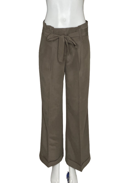 Pantalón The Limited Pinzas Marrón-Talla 0