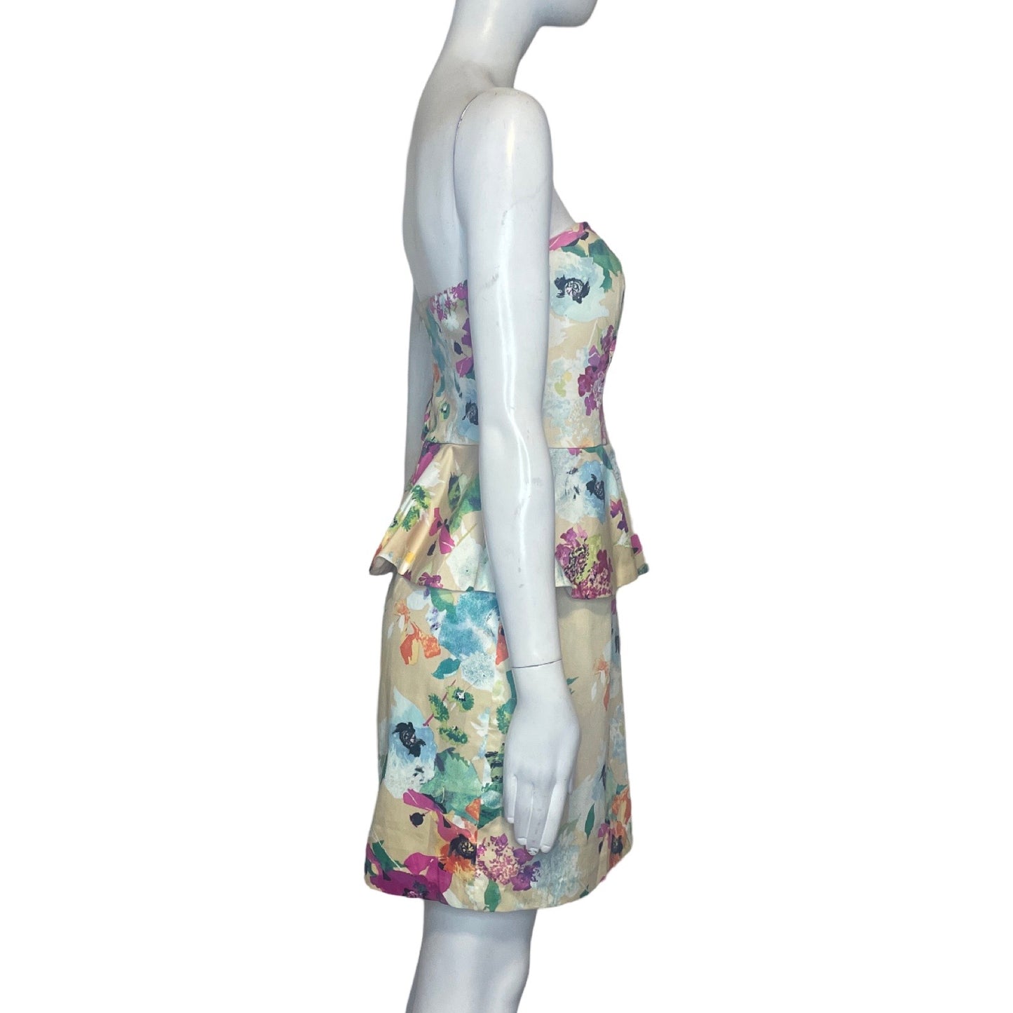 Vestido Ark & Co.Flowers Beige-Talla L
