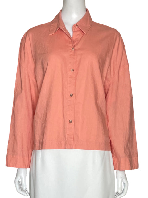Camisa Esprit Crop Rosado-Talla M