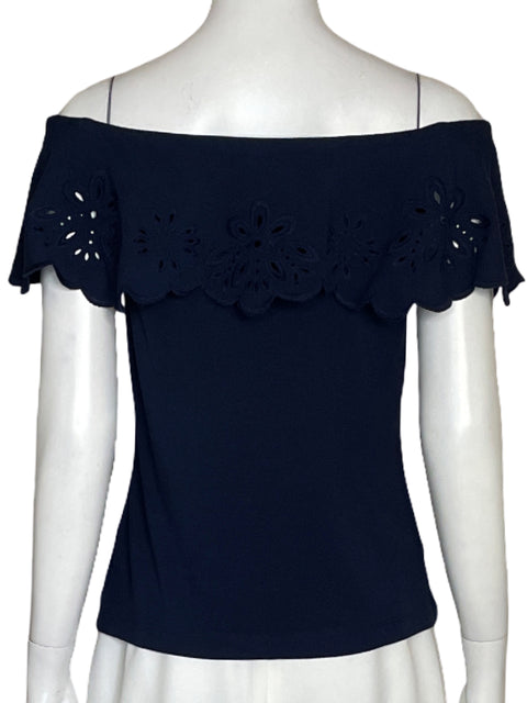 Top Ann Taylor Vuelos Azul-Talla S