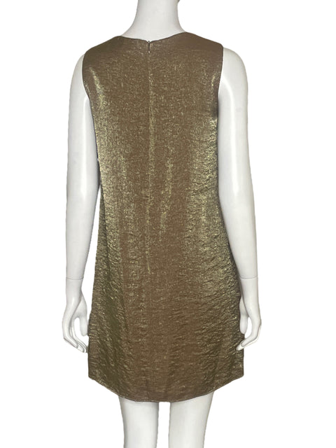 Vestido Collective Clothing Mini Dorado-Talla M