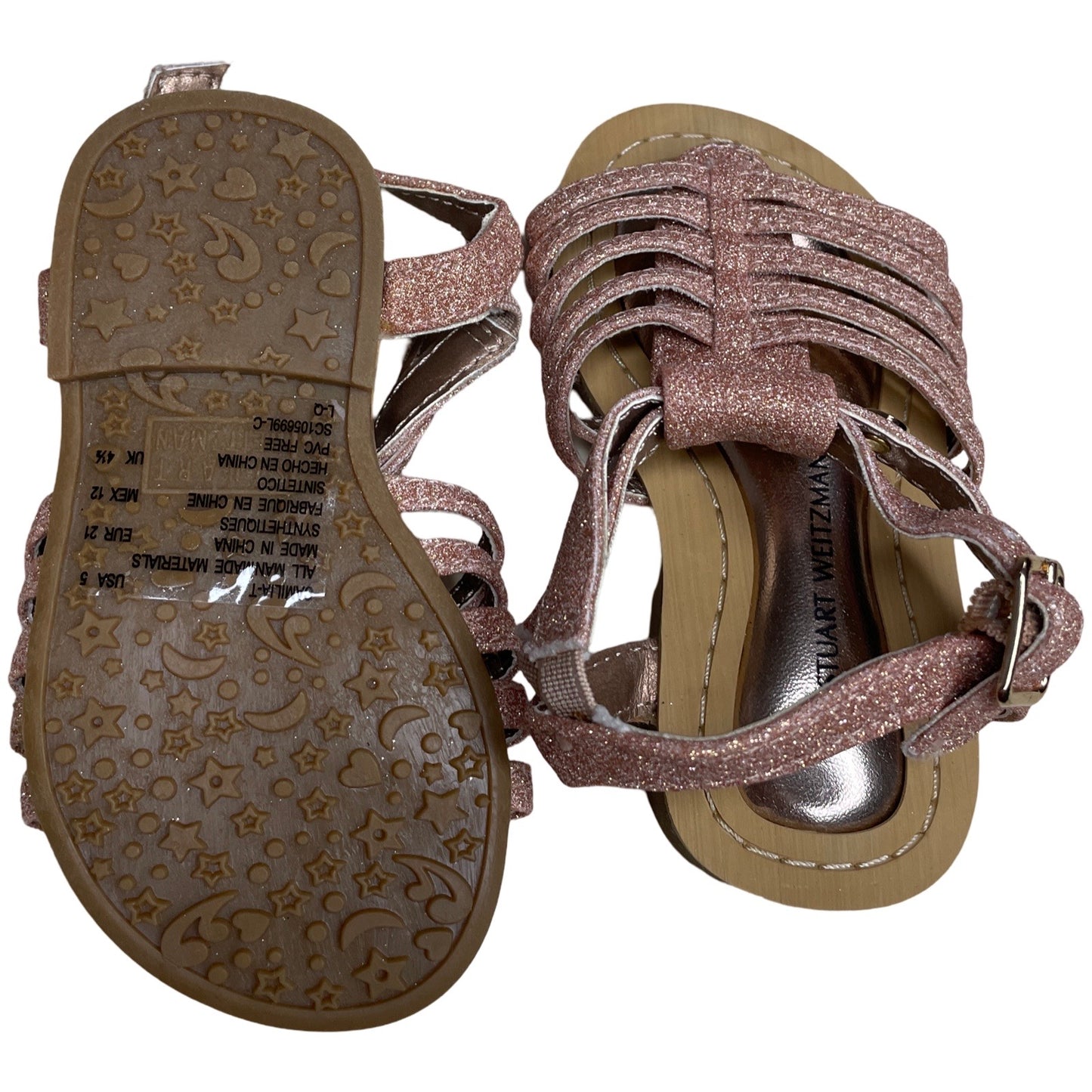 Sandalias Stuart Weitzman Brillantes Rosado-Talla
5