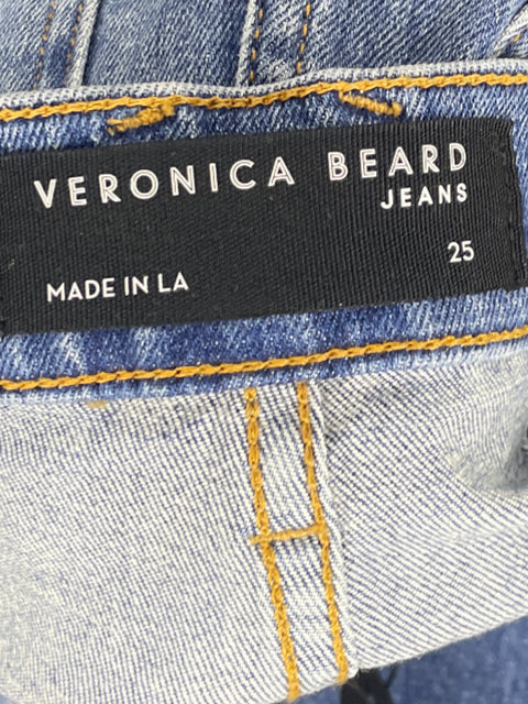 Pantalón Veronica Beard Charlie Patch-Pocket Azul-Talla 25