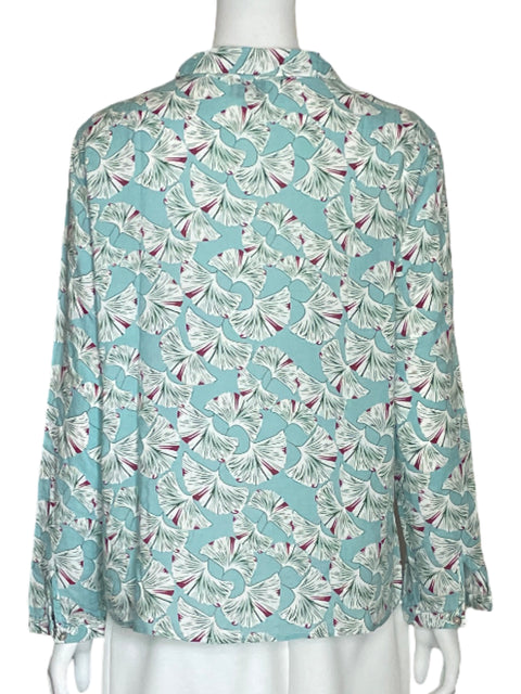 Camisa Chanon Estampado Azul-Talla 1