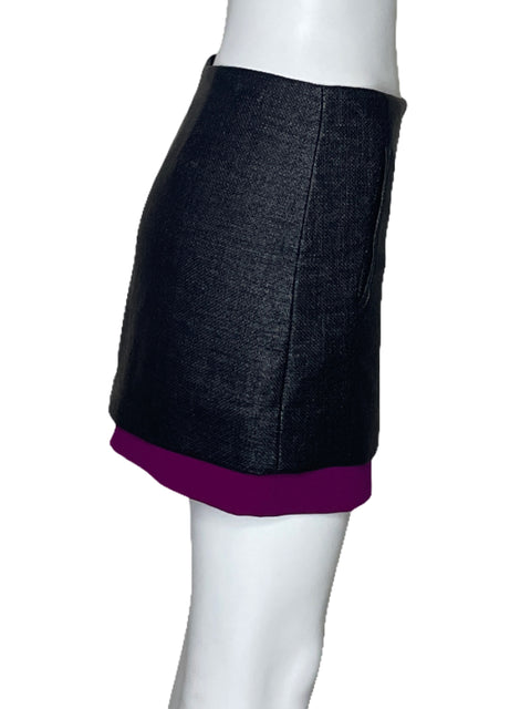 Falda Diane Von Furstenberg Mini Elley Negro-Talla 0