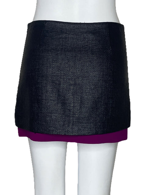 Falda Diane Von Furstenberg Mini Elley Negro-Talla 0