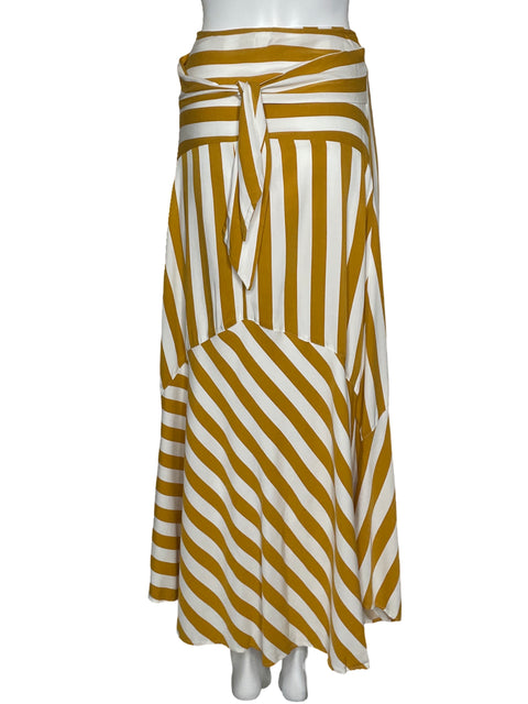Falda Touché Maxi Rayas Blanco-Talla S