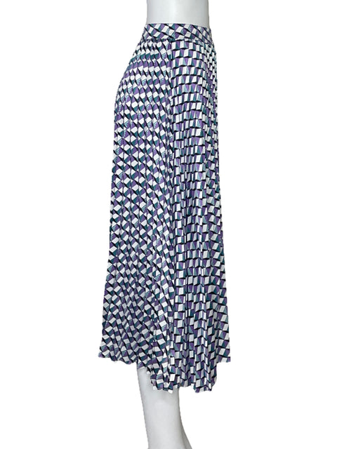 Falda DO+BE Maxi Plizado Blanco-Talla S