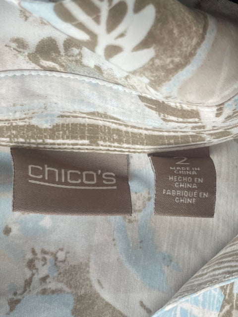 Camisa Chicos Estampado Beige-Talla 2