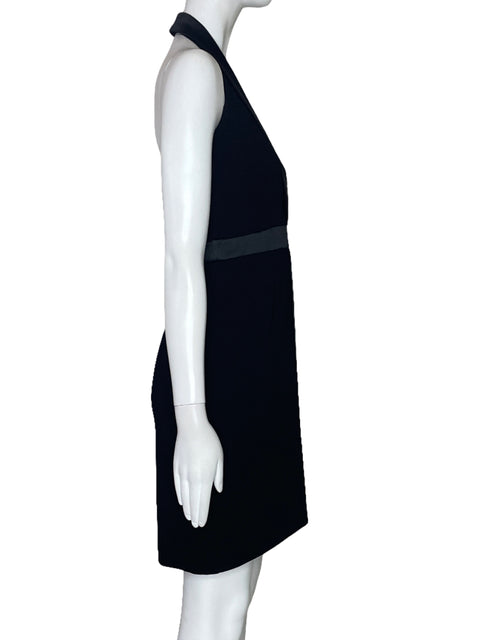 Vestido Laundry by Shelli Segal Halter Negro-Talla 2